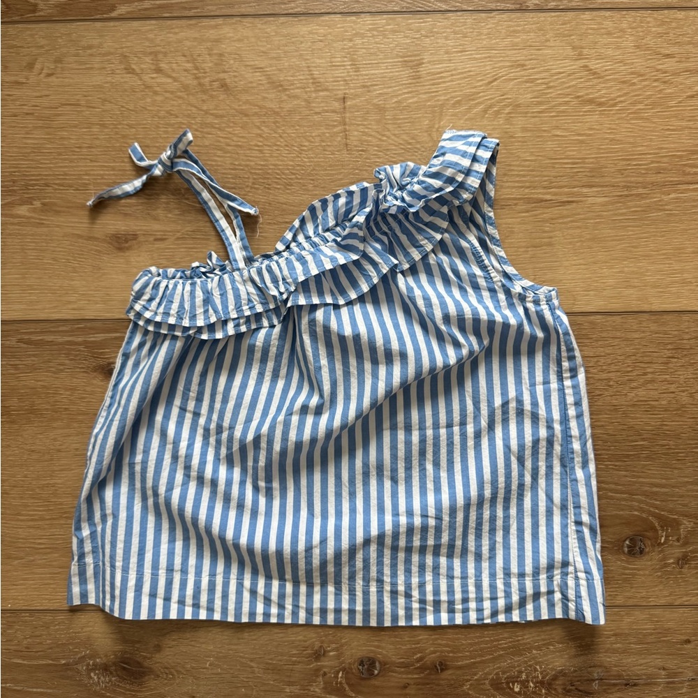 Blue Striped Kids Top
